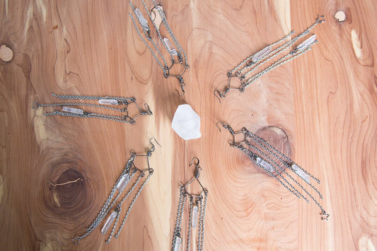 Quartz Point Earrings