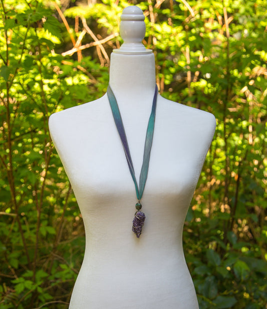 Amethyst Geode Necklace