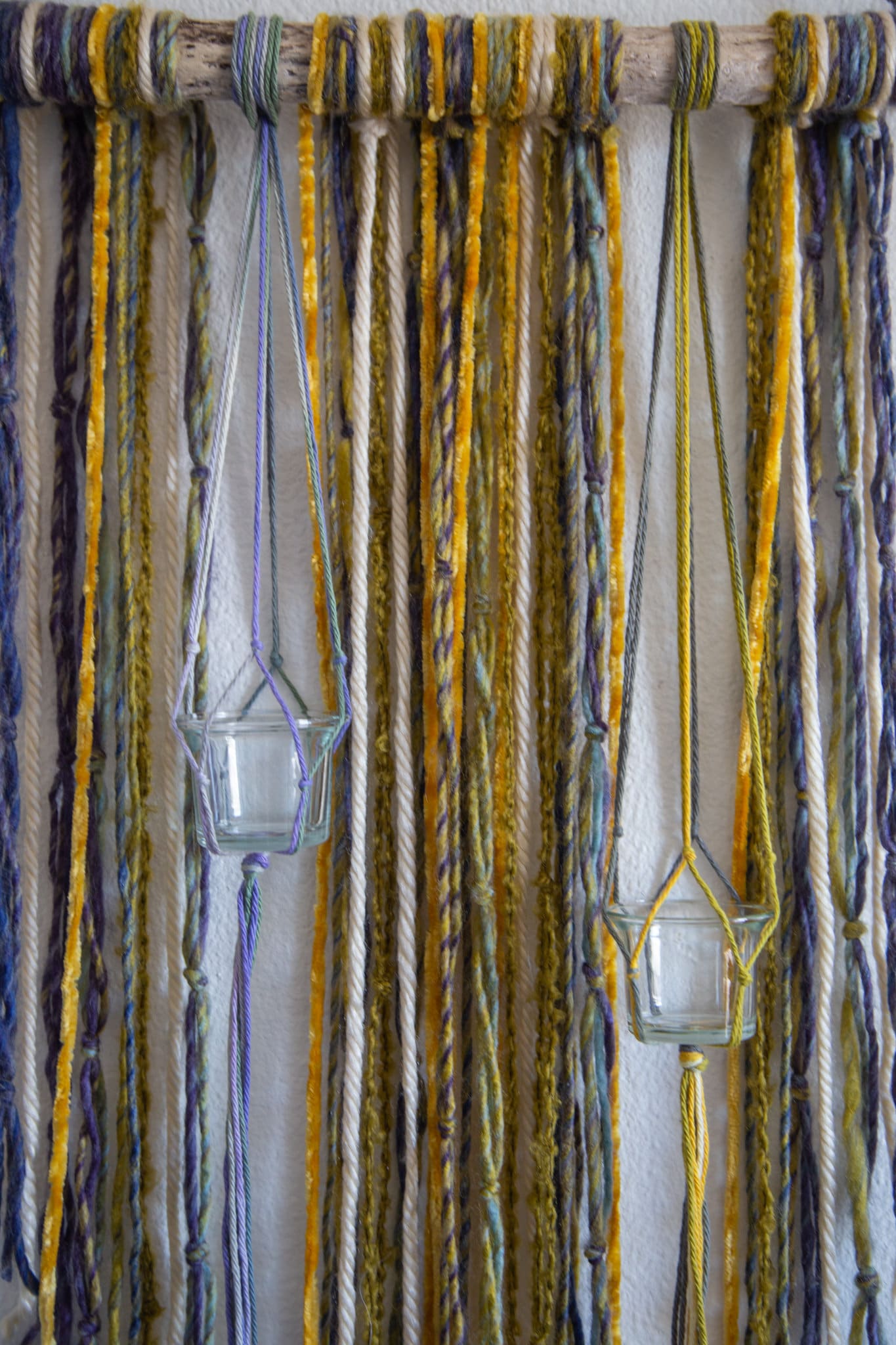 Wall Hanging / Plant Hanger / Hanging Plant Art / Fiber Art / Wall Decor / Earth Elements Art / Plant Art / Boho Wall Decor / Earth Art