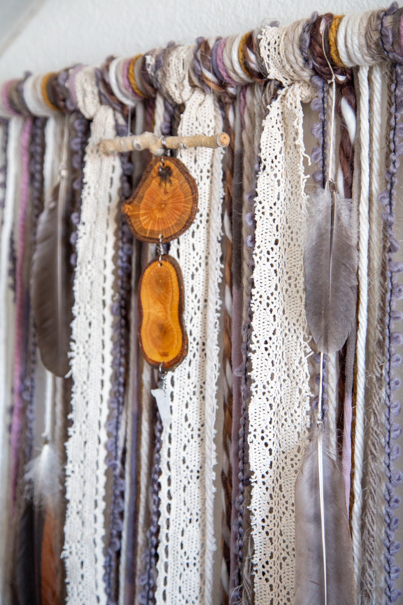 Wall Hanging | Driftwood and Fiber Wall Decor