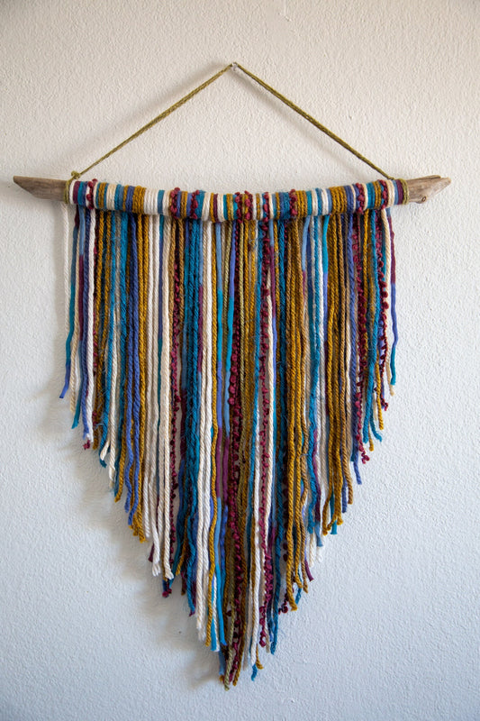 Wall Hanging | Driftwood and Fiber Wall Decor