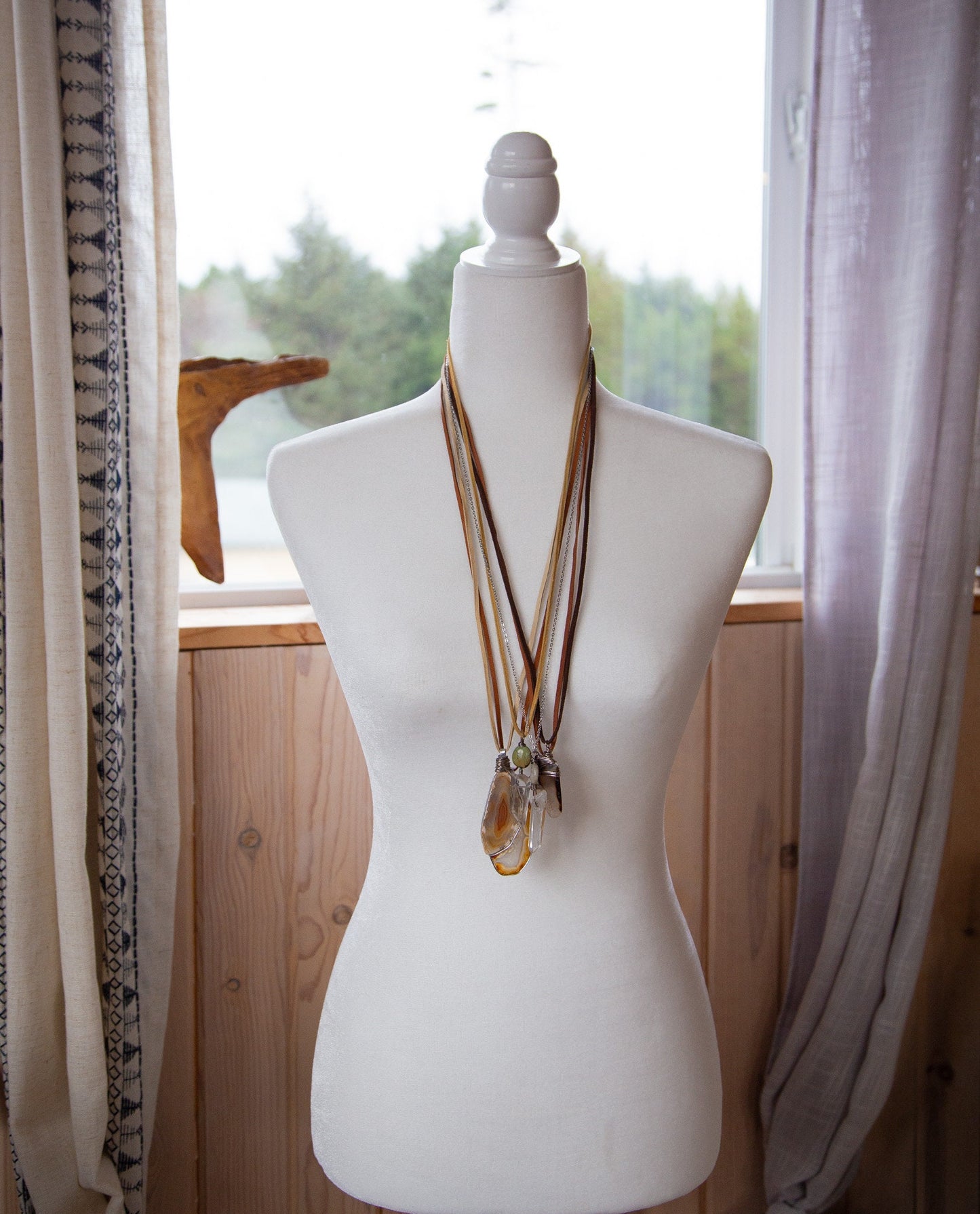 Simple Gemstone Necklace