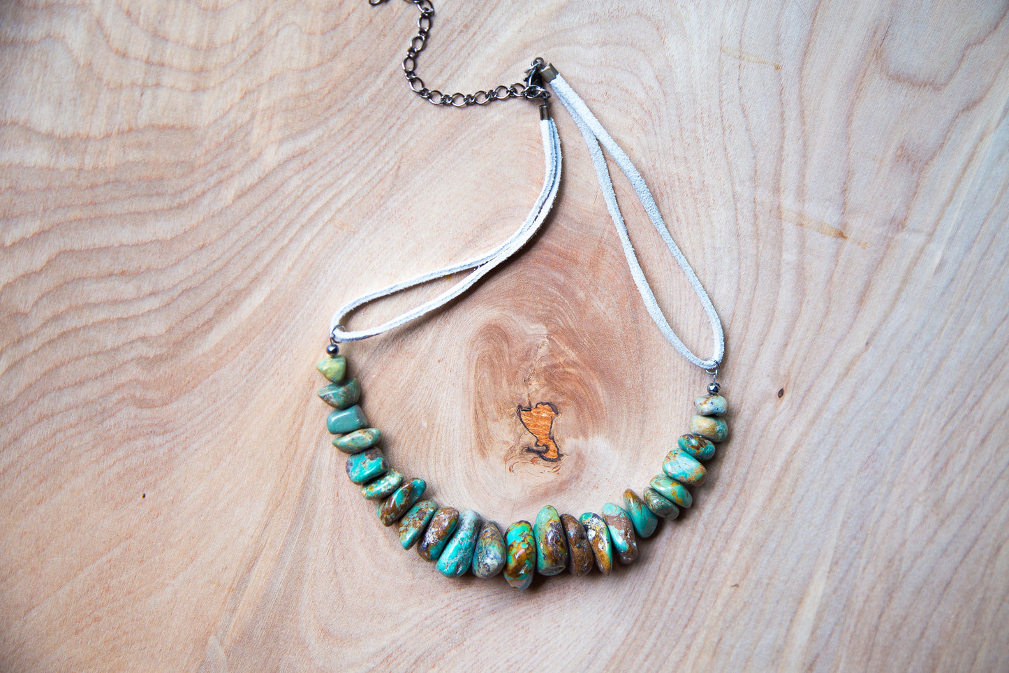 Turquoise Necklace / Unisex Jewelry / Turquoise Jewelry / Mens Turquoise Necklace / Festival Jewelry / Chunky Beaded Gemstone Necklace