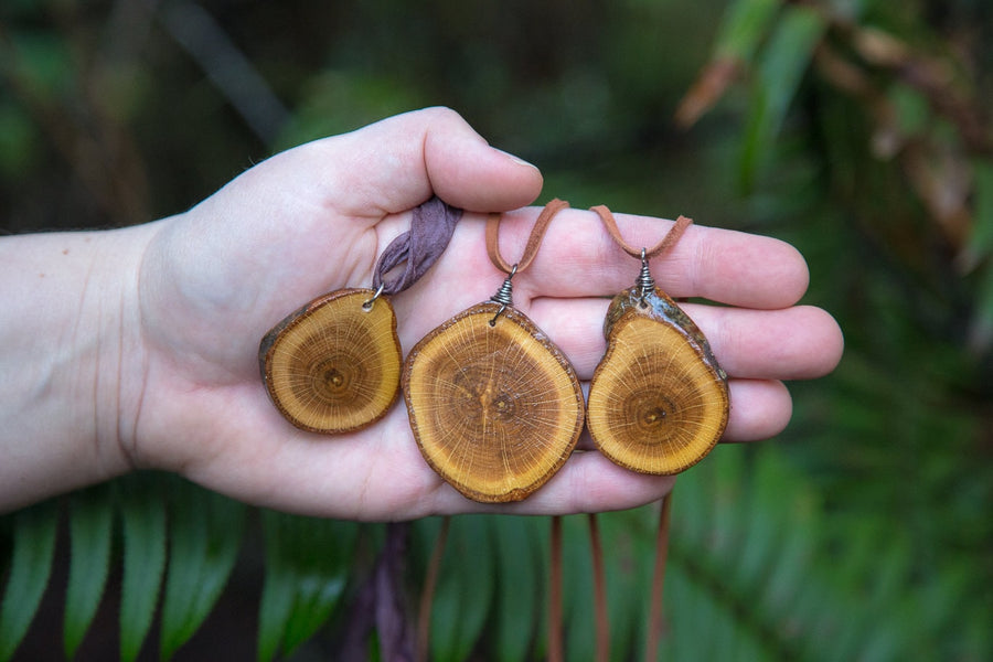 Wood Slice Necklace