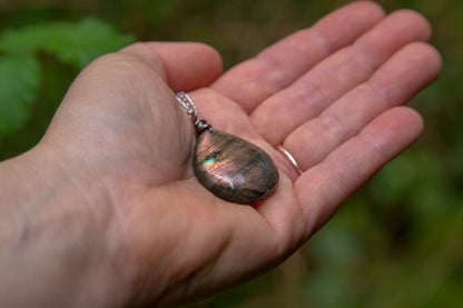 Labradorite Chain Necklace