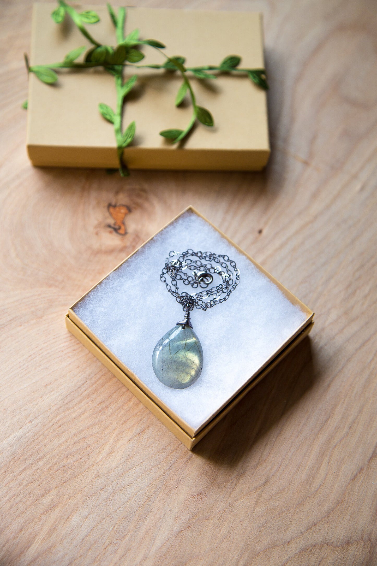 Labradorite Chain Necklace
