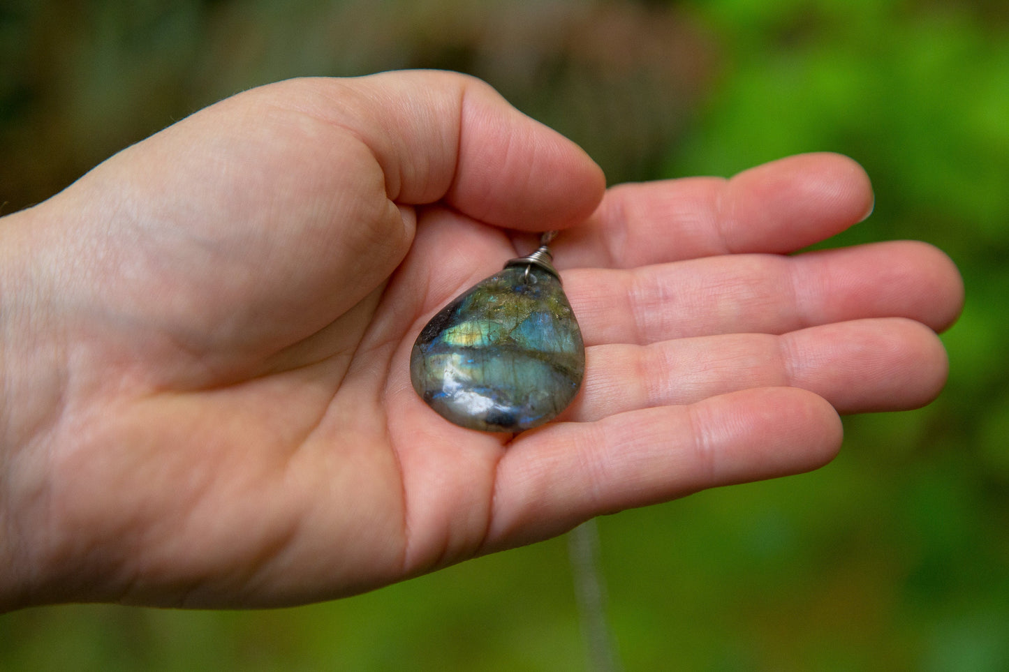 Labradorite Chain Necklace