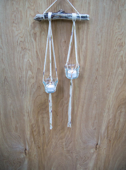 Tiny Double Plant or Succulent Hanger