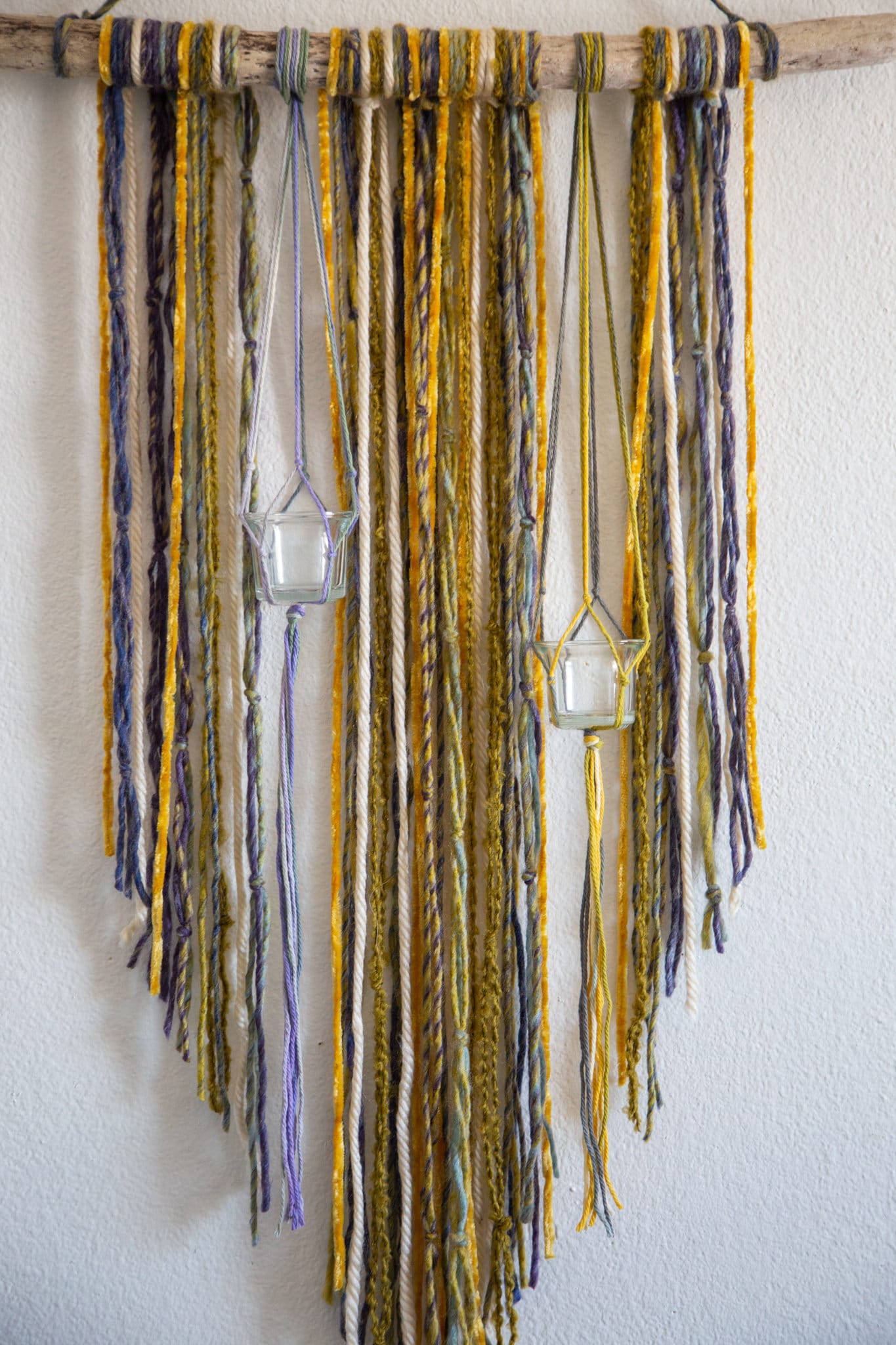 Wall Hanging / Plant Hanger / Hanging Plant Art / Fiber Art / Wall Decor / Earth Elements Art / Plant Art / Boho Wall Decor / Earth Art