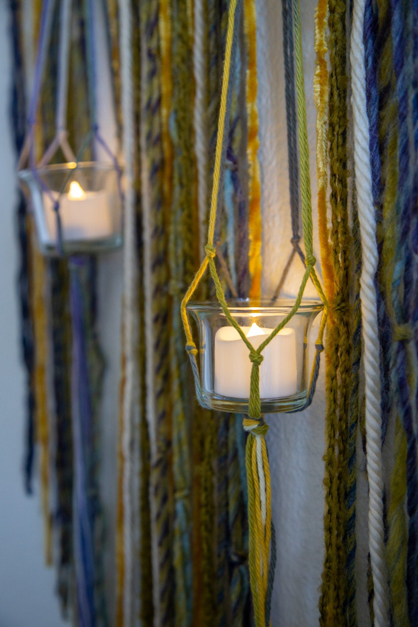 Wall Hanging / Plant Hanger / Hanging Plant Art / Fiber Art / Wall Decor / Earth Elements Art / Plant Art / Boho Wall Decor / Earth Art