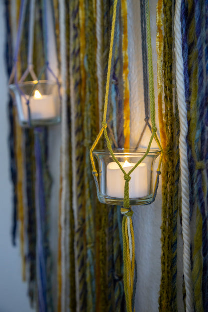 Wall Hanging / Plant Hanger / Hanging Plant Art / Fiber Art / Wall Decor / Earth Elements Art / Plant Art / Boho Wall Decor / Earth Art