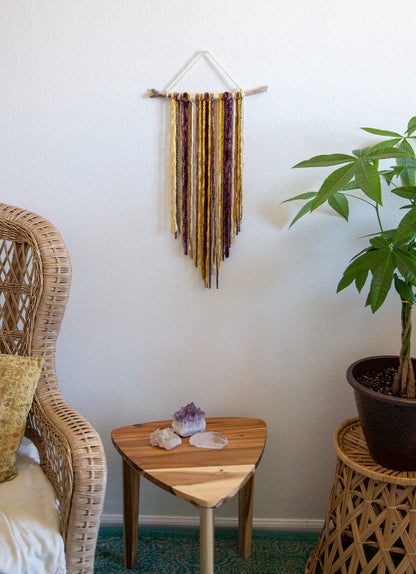 Small Wall Hanging | Driftwood and Fiber Wall Decor