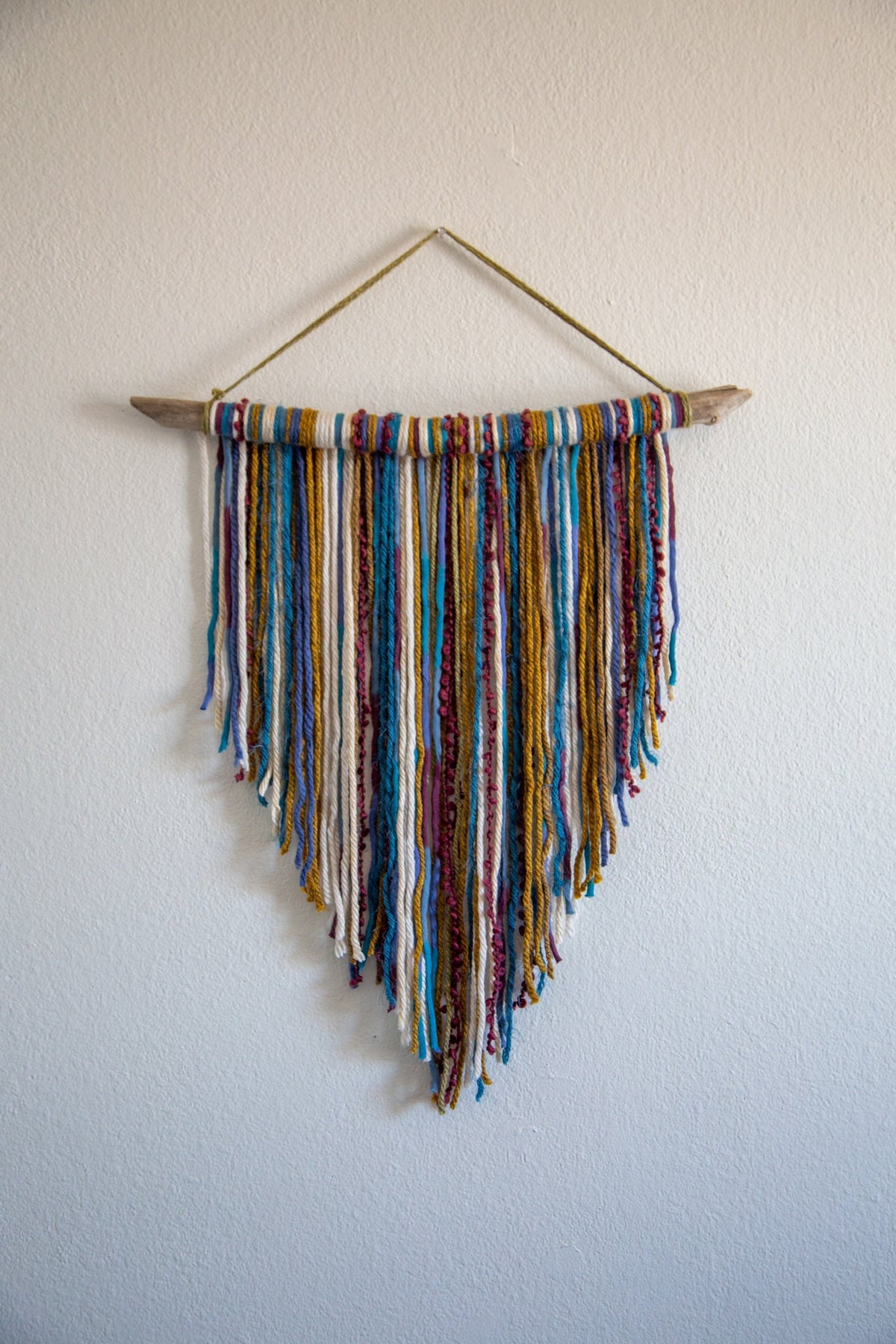 Multicolor Fiber Wall Hanging