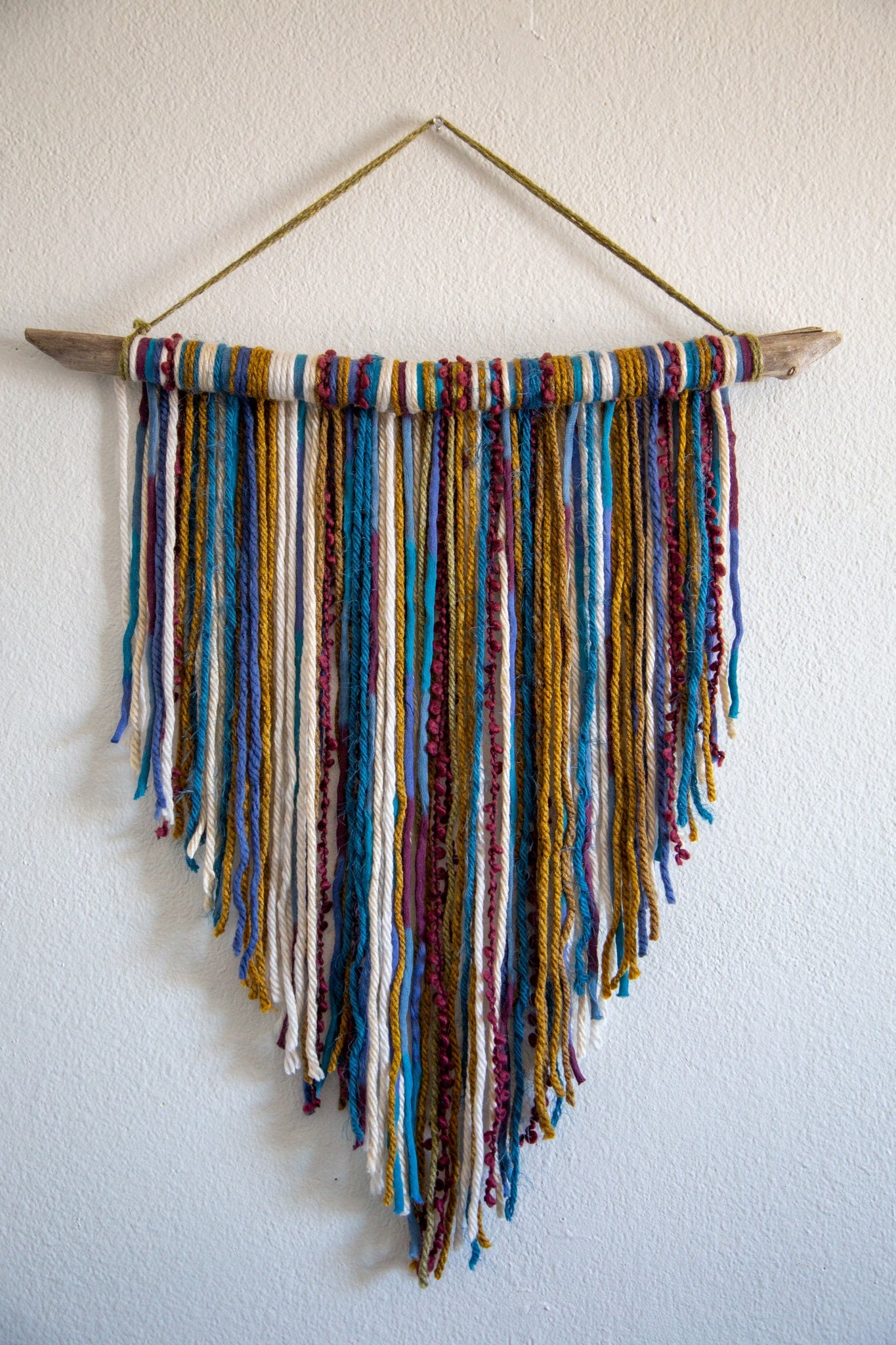 Wall Hanging | Driftwood and Fiber Wall Decor