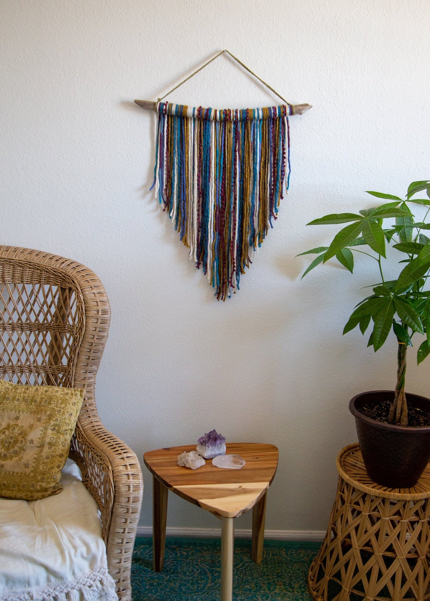 Wall Hanging | Driftwood and Fiber Wall Decor