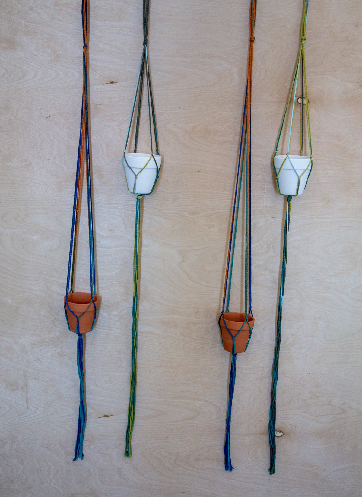 2 Piece Plant Hanger with Pots