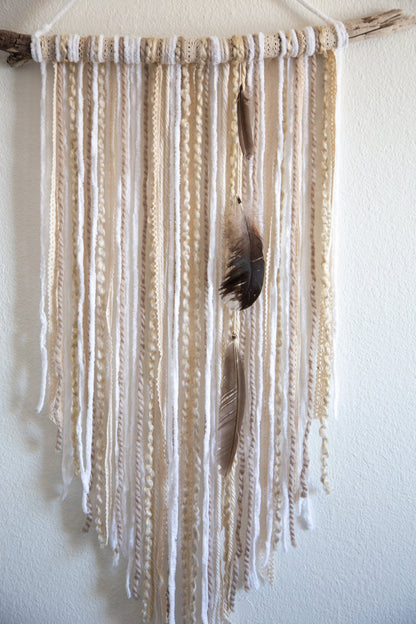 Wall Hanging | Driftwood and Fiber Wall Decor