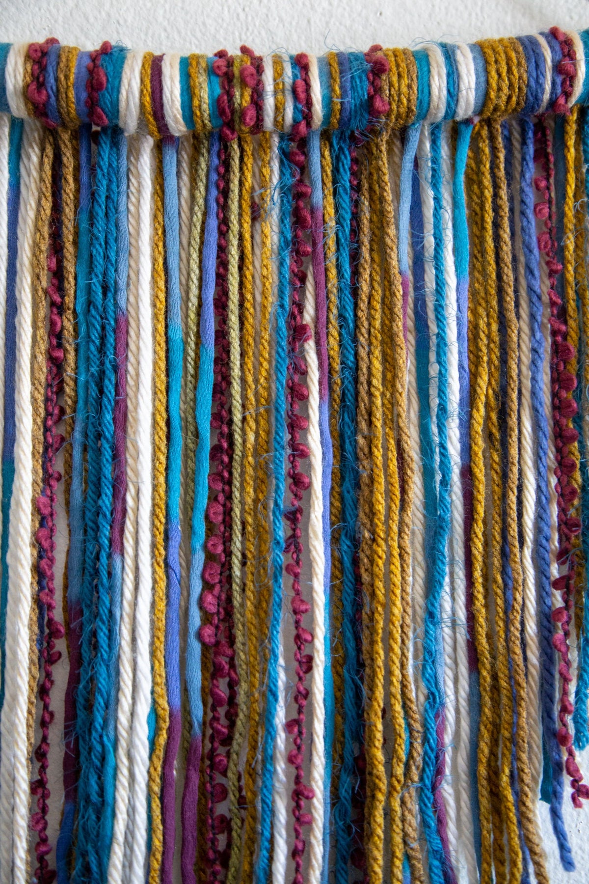 Multicolor Fiber Wall Hanging