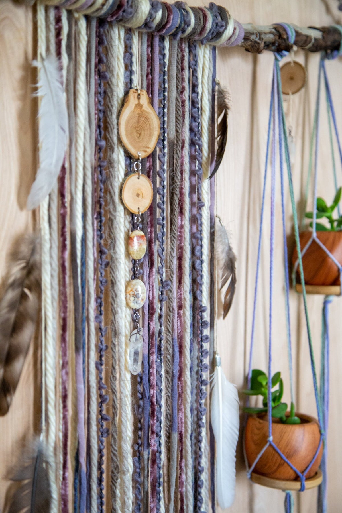 Quartz & Jasper Plant Hanger