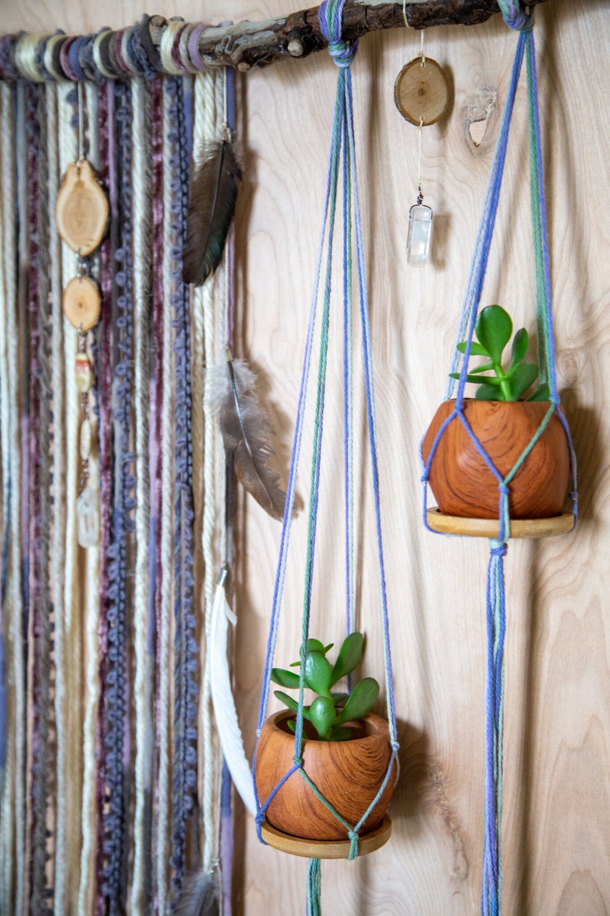 Quartz & Jasper Plant Hanger