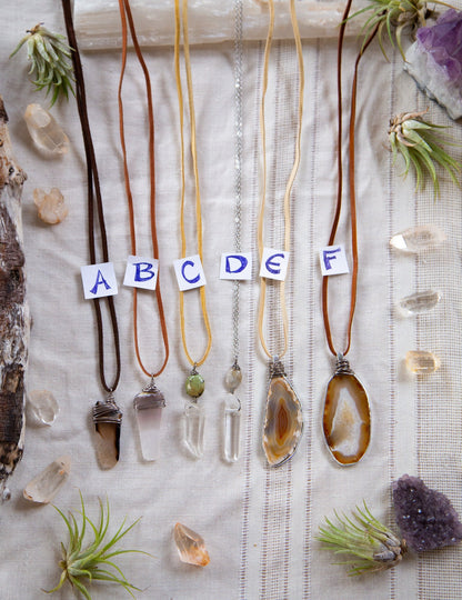 Simple Gemstone Necklace