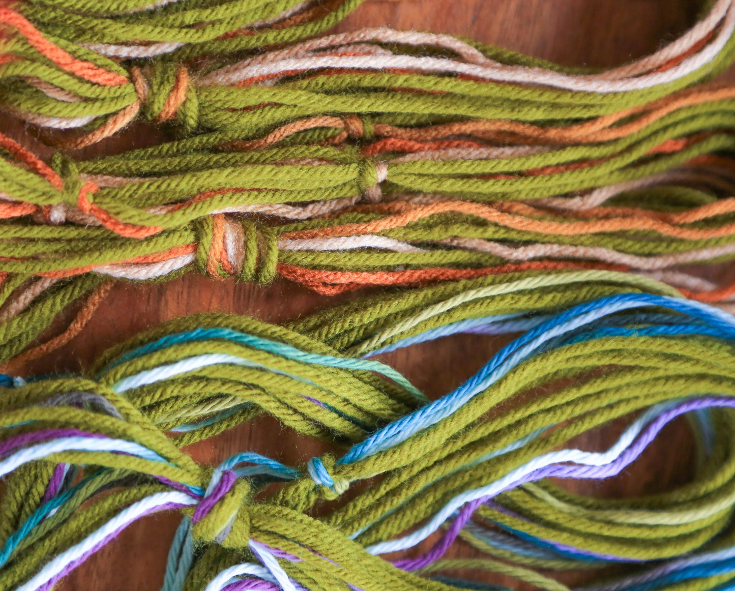 2 piece plant hangers for 4 to 5 inch pots | moss green