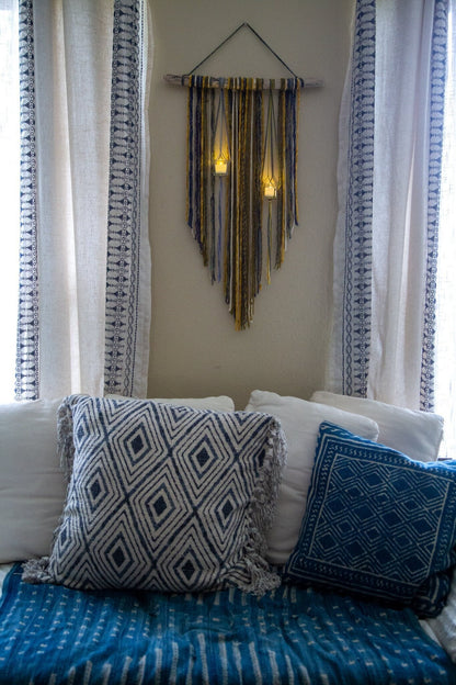 Wall Hanging / Plant Hanger / Hanging Plant Art / Fiber Art / Wall Decor / Earth Elements Art / Plant Art / Boho Wall Decor / Earth Art