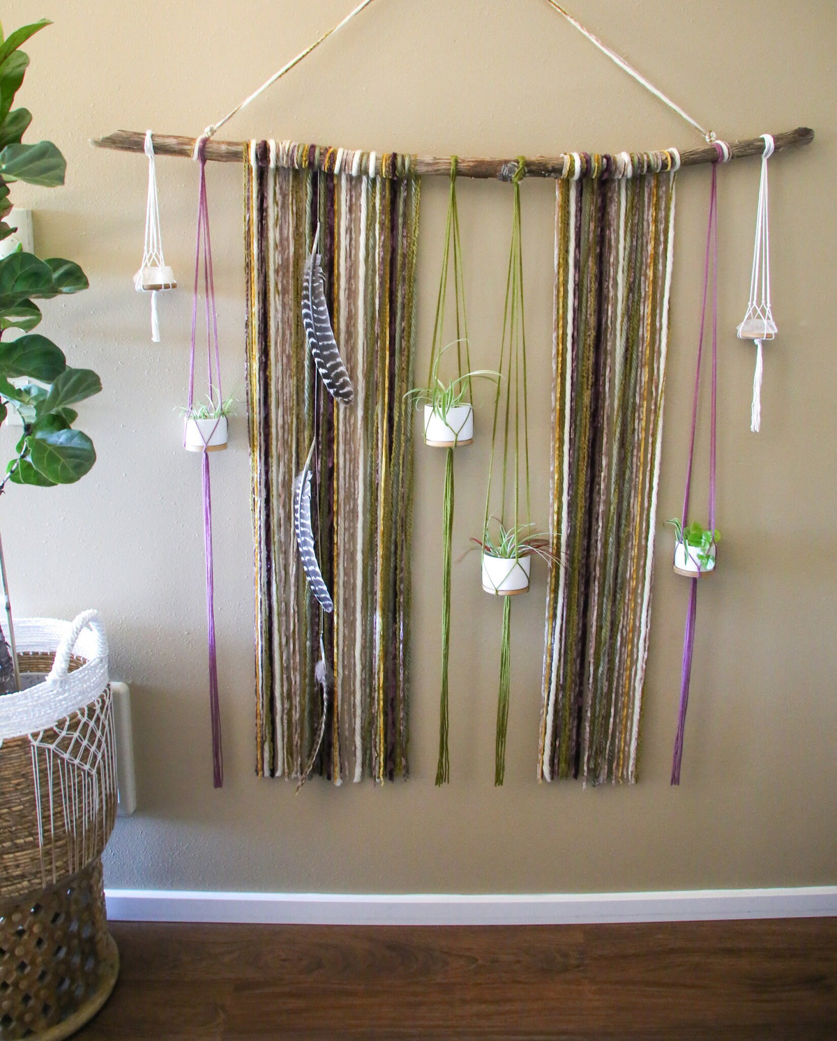 XXL Quartz Driftwood Plant Hanger