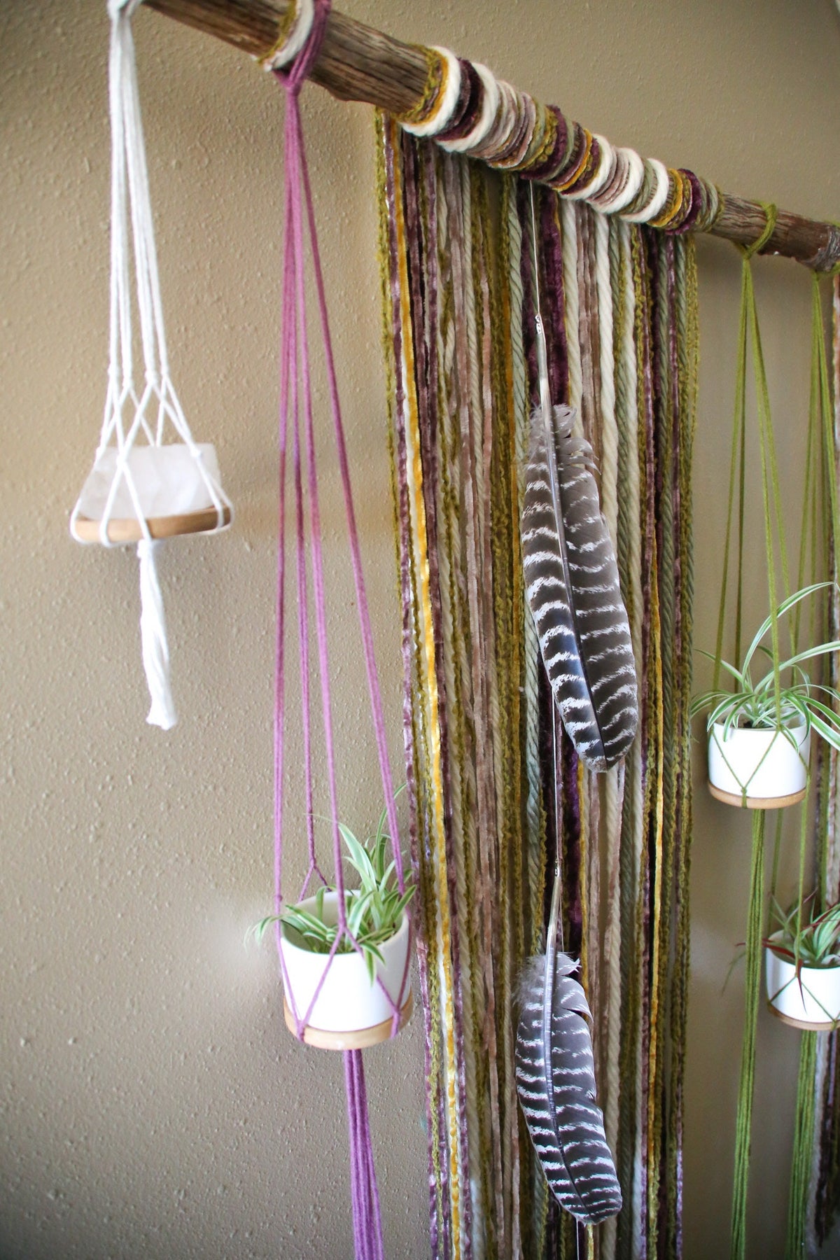 XXL Quartz Driftwood Plant Hanger
