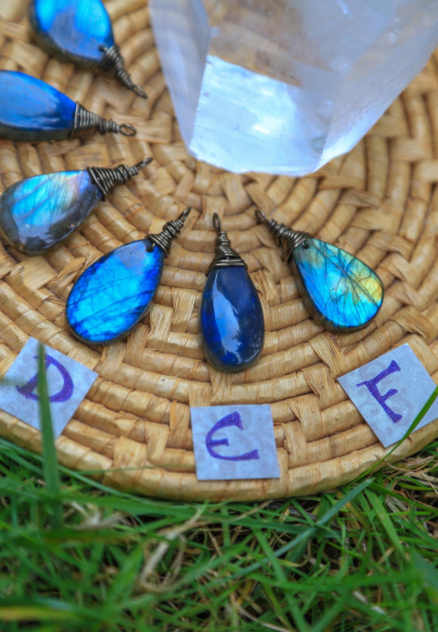 pick a length small Labradorite necklace / flashy labradorescence raw oval gemstone necklace / minimalist necklace / strong iridescence