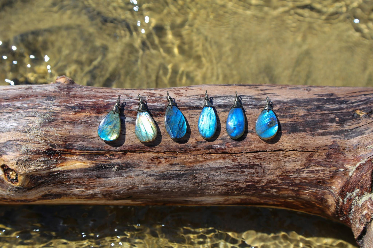 pick a length small Labradorite necklace / flashy labradorescence raw oval gemstone necklace / minimalist necklace / strong iridescence